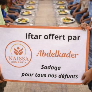 Iftar dédié avec affiche personnalisée, 50 Iftars et +